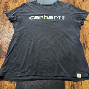 Carhartt Charcoal Tee with Logo Patch